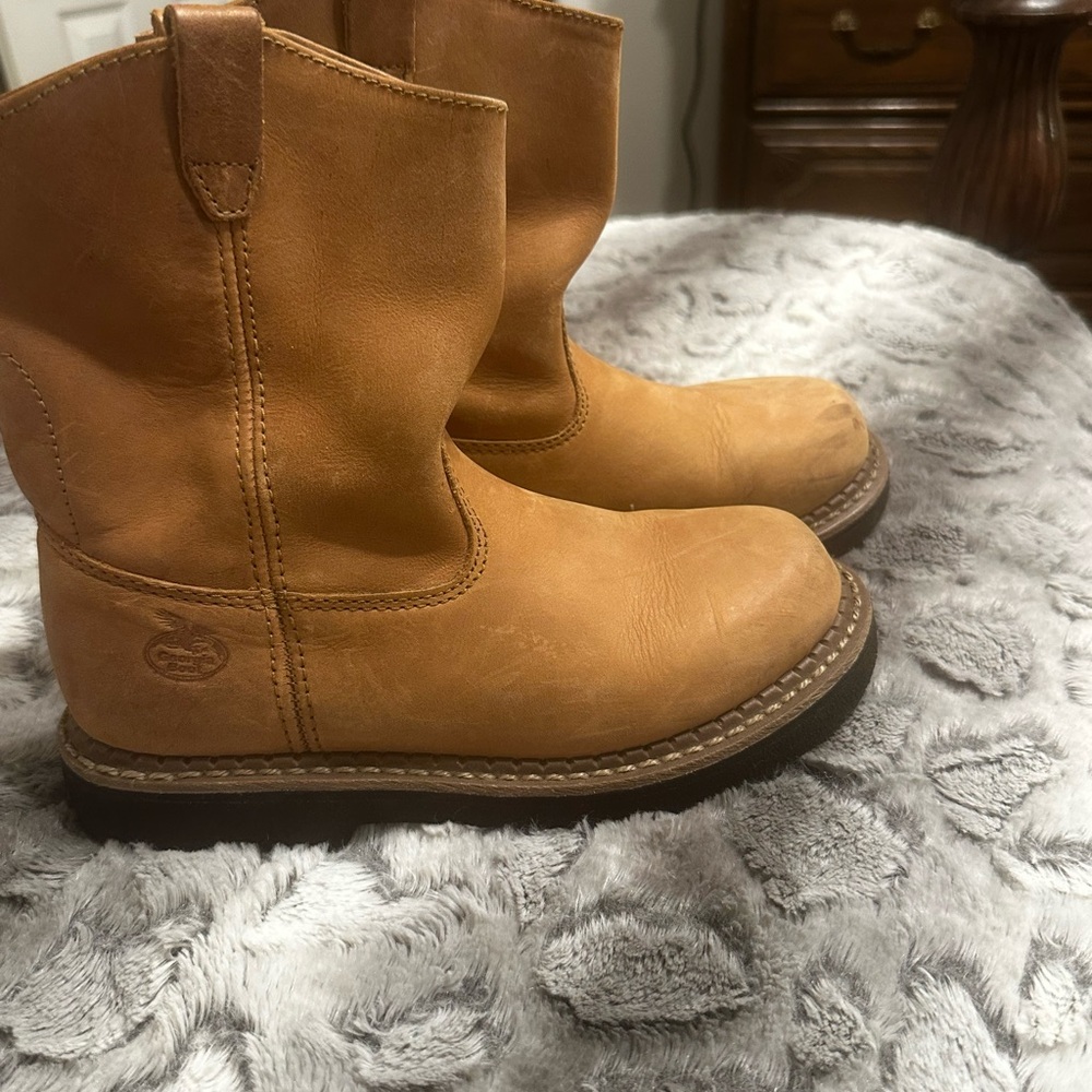 Georgia Boot Kids Tan Leather Boots size 4